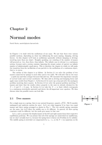 2. Normal modes