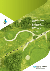 Comparing travel modes - Ministry of Transport