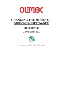 changing the modes of mod-wifi-esp8266-dev