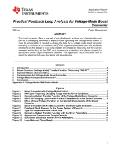 Practical Feedback Loop Analysis for Voltage