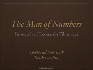In search of Leonardo Fibonacci - Mathematical Association of