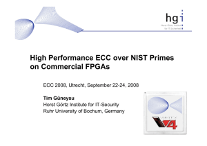 High Performance ECC over NIST Primes on