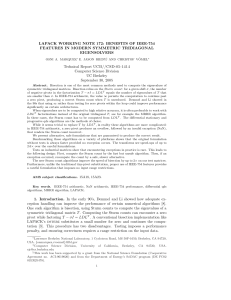 LAPACK Working Note 172: Benefits of IEEE-754 features in