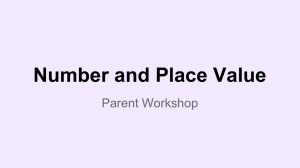 Number and Place Value