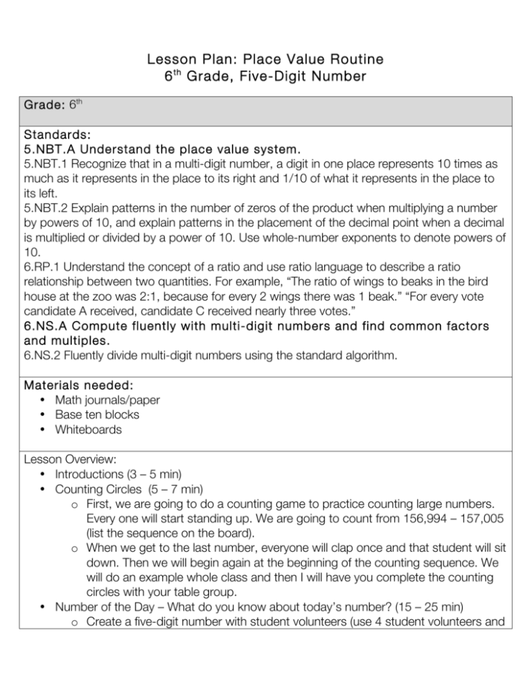 lesson-plan-place-value-routine-6th-grade-five