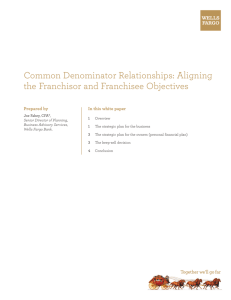White Paper. Common Denominator Relationships: Aligning the