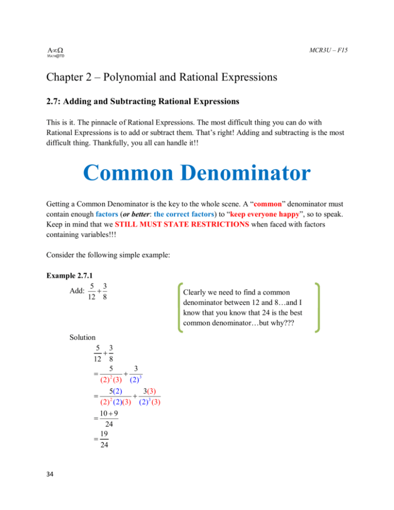 common-denominator