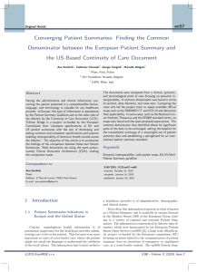 Converging Patient Summaries: Finding the Common Denominator