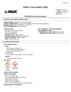 Exponent MSDS