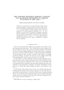 The variable exponent Sobolev capacity and quasi