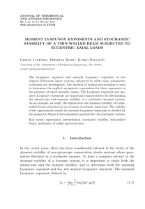 MOMENT LYAPUNOV EXPONENTS AND STOCHASTIC STABILITY