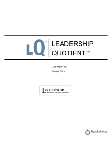 leadership quotient