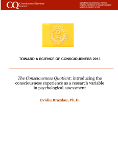 The Consciousness Quotient - Consciousness Quotient Institute