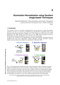 Illumination Normalization using Quotient Image