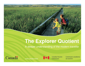The Explorer Quotient