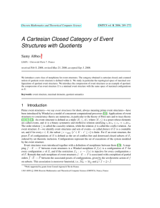 A Cartesian Closed Category of Event Structures with Quotients