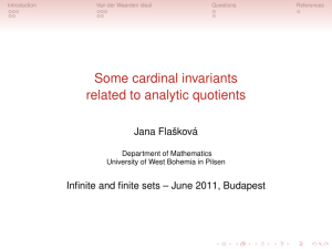 Some cardinal invariants related to analytic quotients