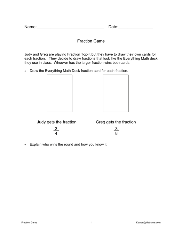 fraction-game-mathwire