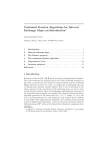 Continued Fraction Algorithms for Interval Exchange Maps: an