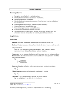 Fractions Math Help