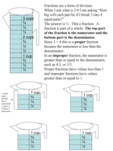 Intro to Fractions, Simplifying Fractions