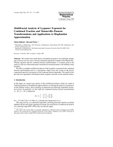 Multifractal Analysis of Lyapunov Exponent for Continued Fraction