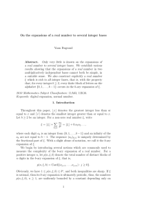 On the expansions of a real number to several integer bases