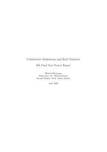Coinductive Definitions and Real Numbers