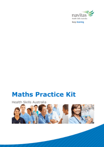 Maths Practice Kit - Health Skills Australia