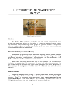 1. Introduction to Measurement Practice