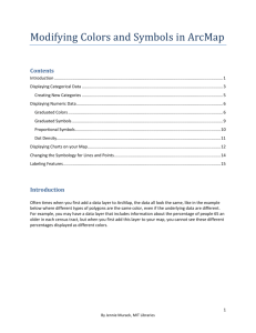 Modifying Colors and Symbols in ArcMap