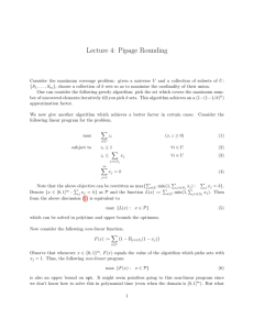 Lecture 4: Pipage Rounding