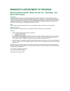 Minnesota Revenue Notice #05-08: Sales and Use Tax