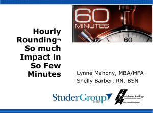 RESULTS: The Impact of Hourly Rounding