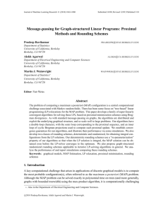 Message-passing for Graph-structured Linear Programs