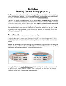 Guideline Phasing Out the Penny (July 2013)