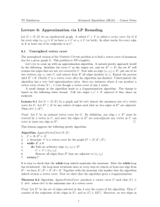 Lecture 6: Approximation via LP Rounding