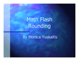 Math Flash Rounding