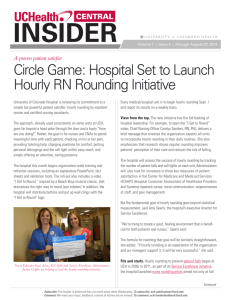 Hospital Set to Launch Hourly RN Rounding Initiative