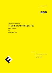 FSI PDF Unit Rounded Regular SC Offc Std, Pro
