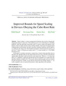 Improved Bounds for Speed Scaling in Devices Obeying the Cube