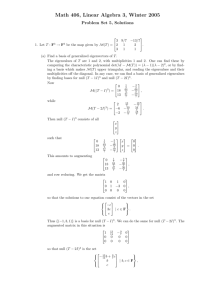 Math 406, Linear Algebra 3, Winter 2005