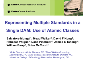 Representing Multiple Standards in a Single DAM: Use of Atomic