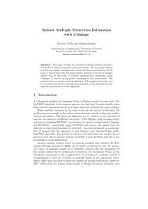 Robust Multiple Structures Estimation with J-linkage