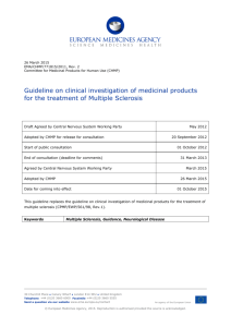Guideline on clinical investigation of medicinal products