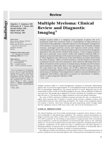 Multiple Myeloma - University of Arkansas for Medical Sciences