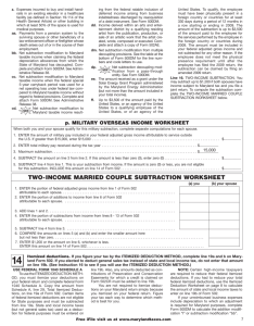 two-income married couple subtraction worksheet