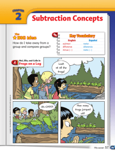 2 Subtraction Concepts - Macmillan/McGraw-Hill