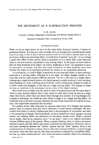 phi movement as a subtraction process