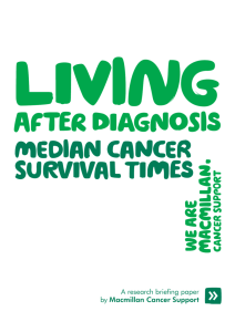 Median Cancer Survival Times